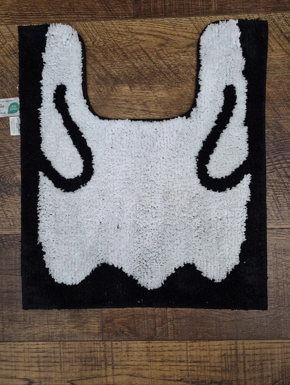 Boneyard Bath Company Halloween Bathroom Decor Novelty Rug & Seat Cover Ghost